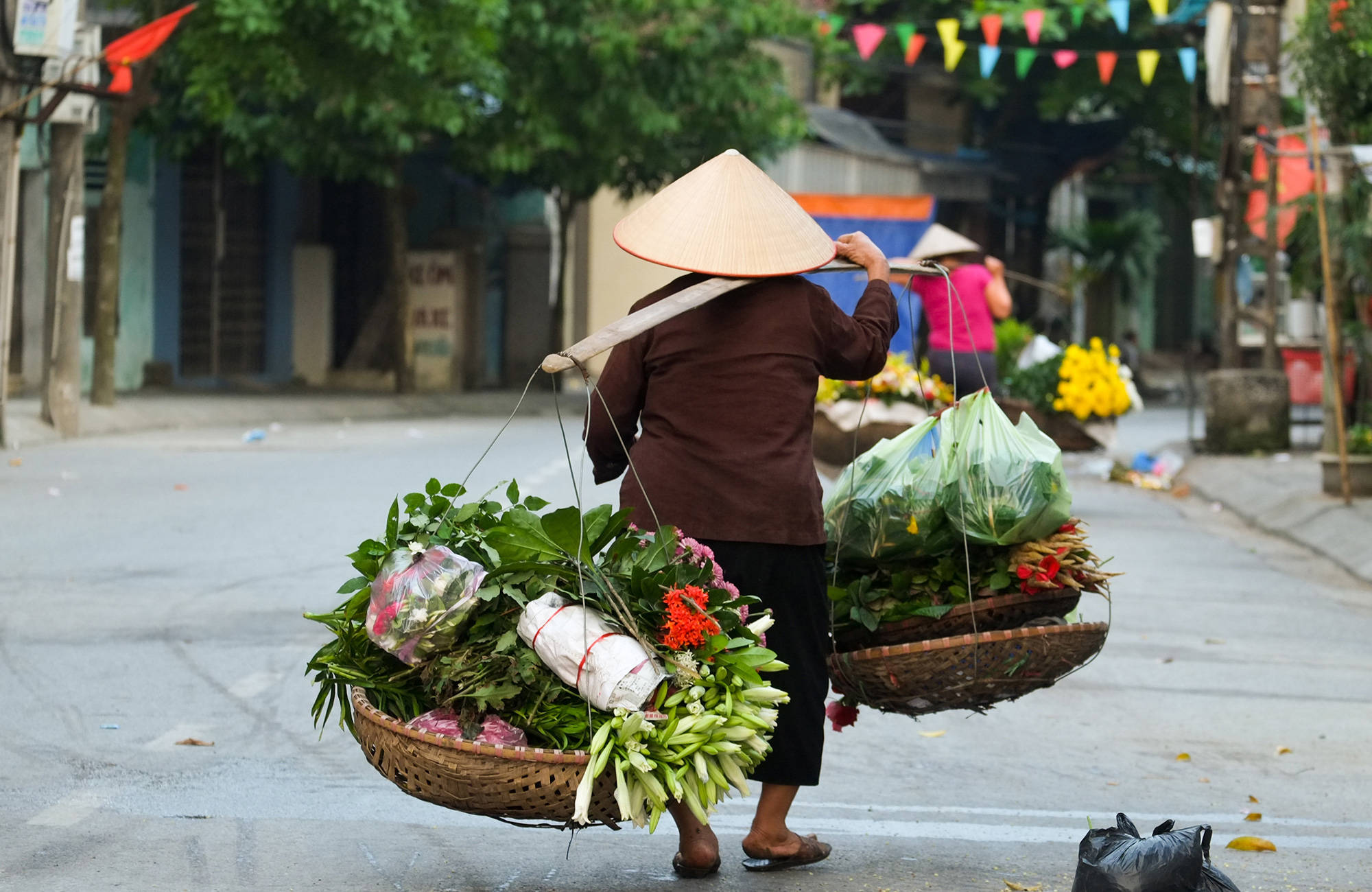 vietnam-hanoi-flower-vendor