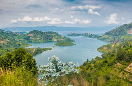 Lake Kivu i Rwanda