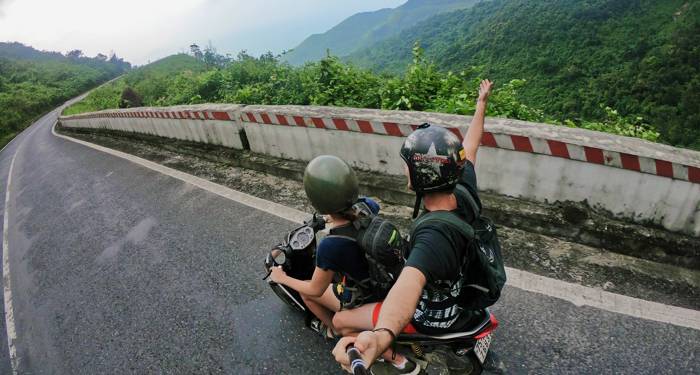 reis gjennom vietnam på motorsykkel