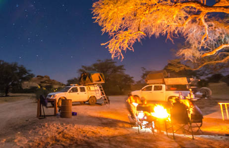 overnatt under stjernene på en reise til namibia