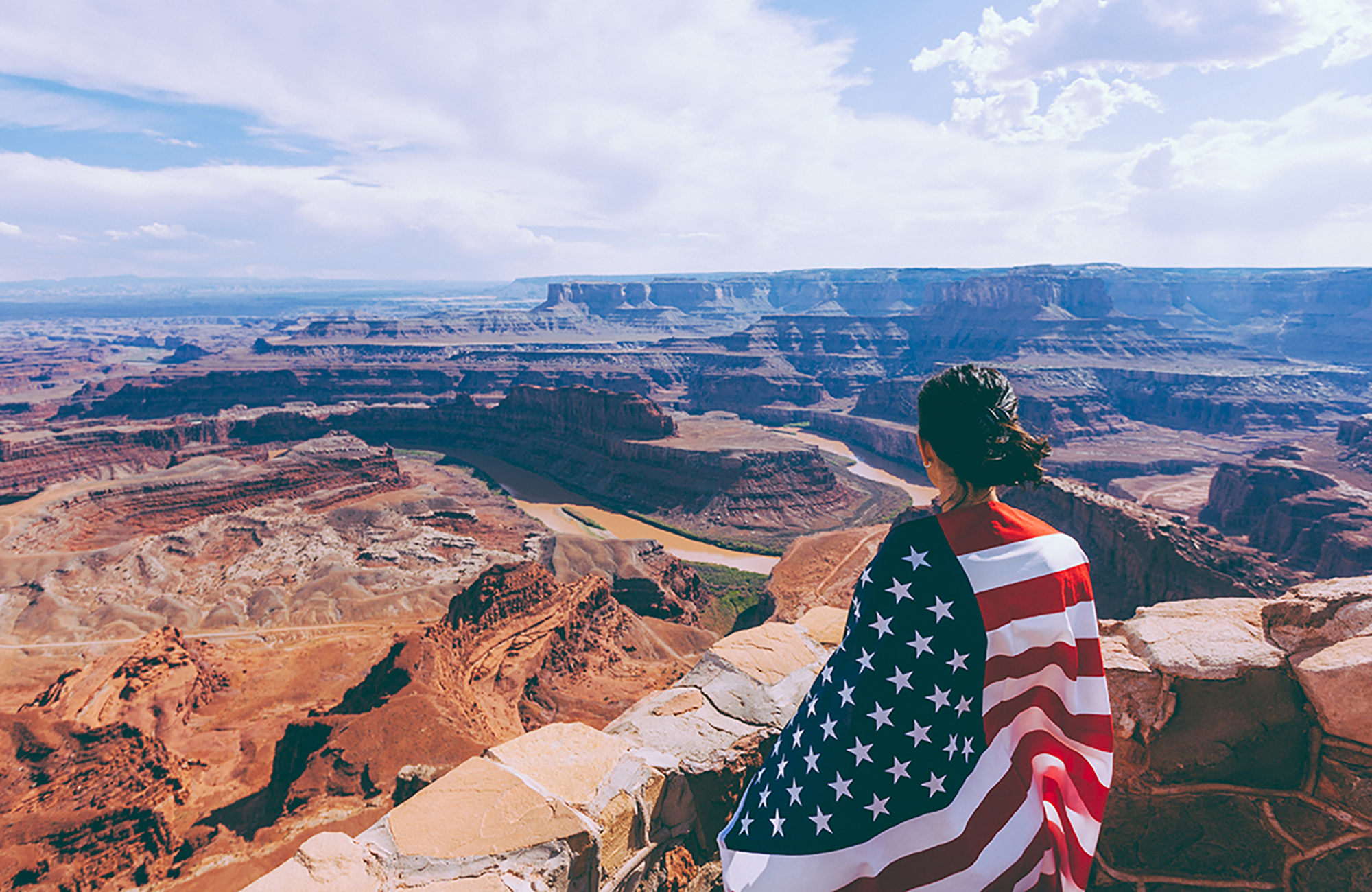 grand-canyon-woman-flag-usa