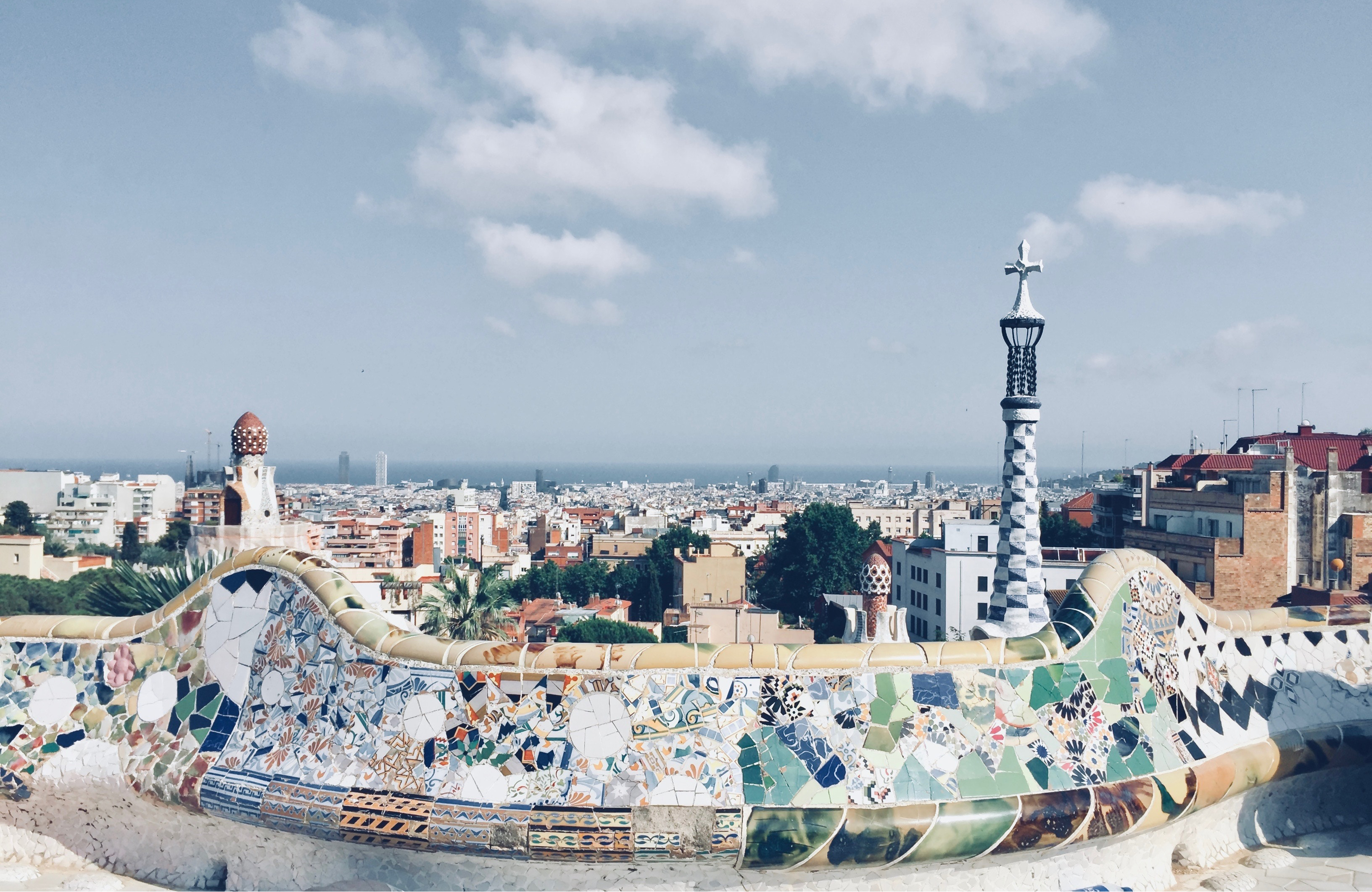 Parc Güell, Barcelona. Foto.