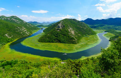Rijeka Crnojevica elven, Montenegro
