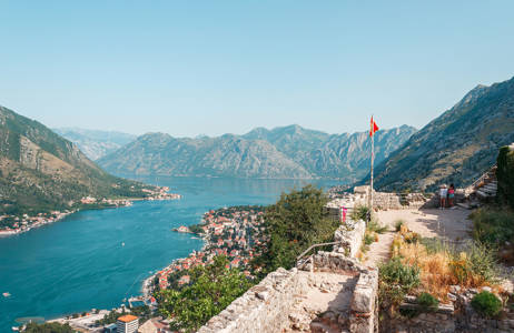 Kotorbukta i Montenegro
