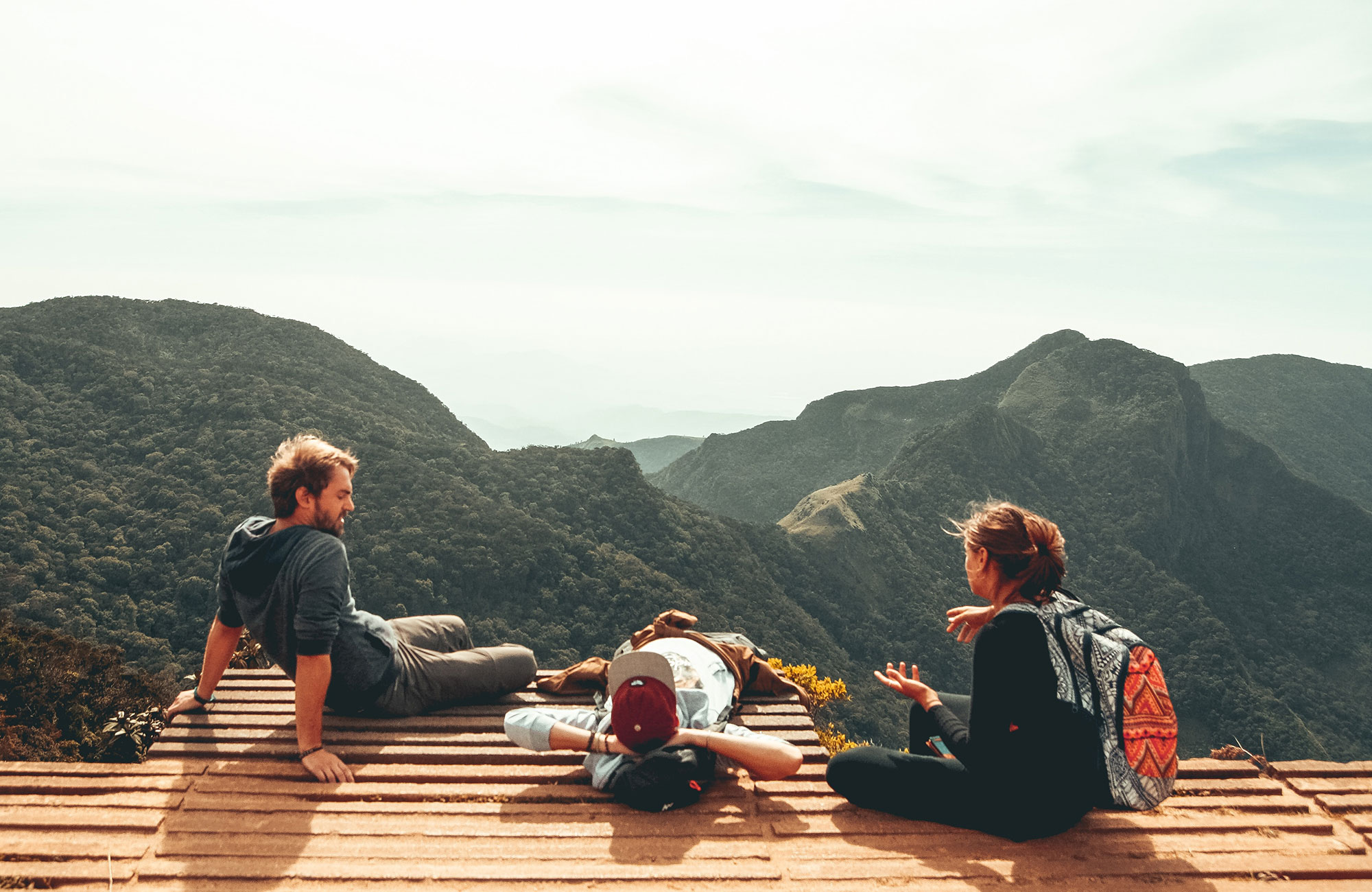 Sri Lanka Horton Plains Np Worlds End Trail Friends