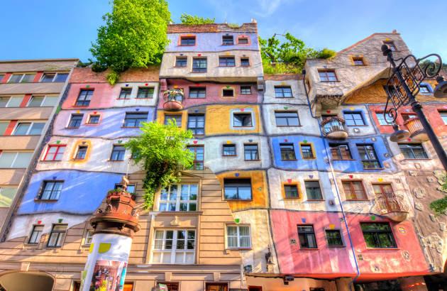 Se Hundertwasser hus i Wien på Studietur med KILROY