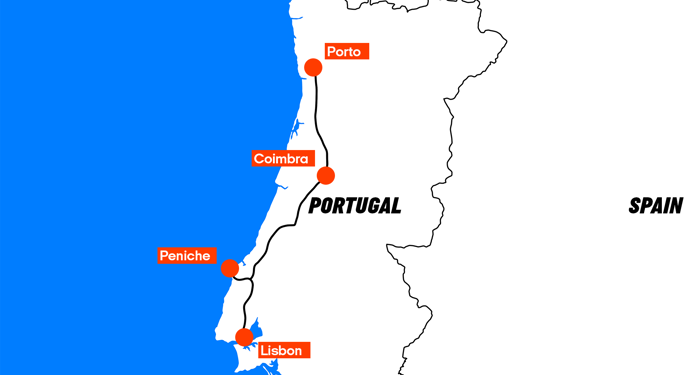 Lisbon–Peniche–Coimbra–Porto