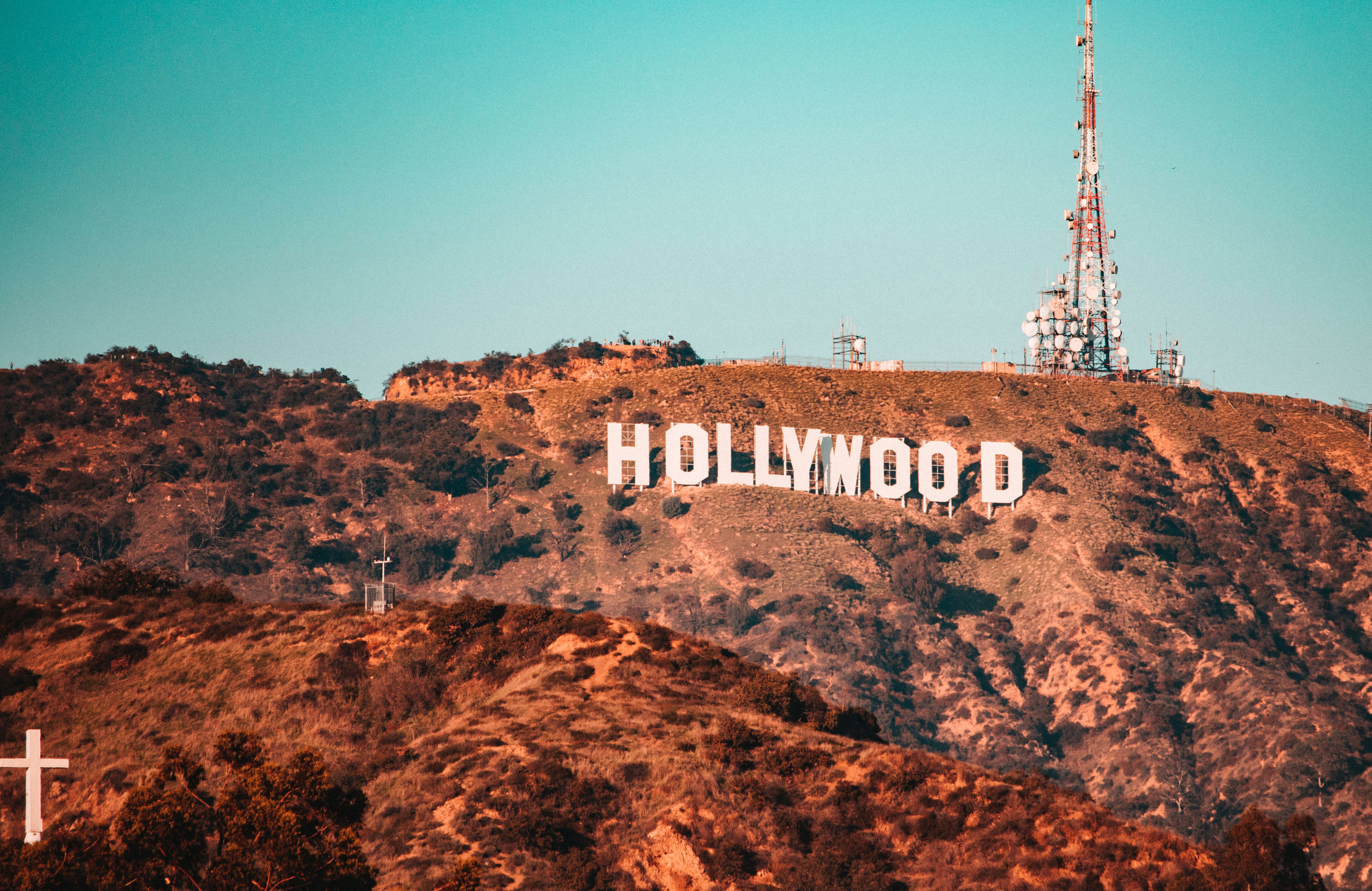Hollywood skilt i Los Angeles, California