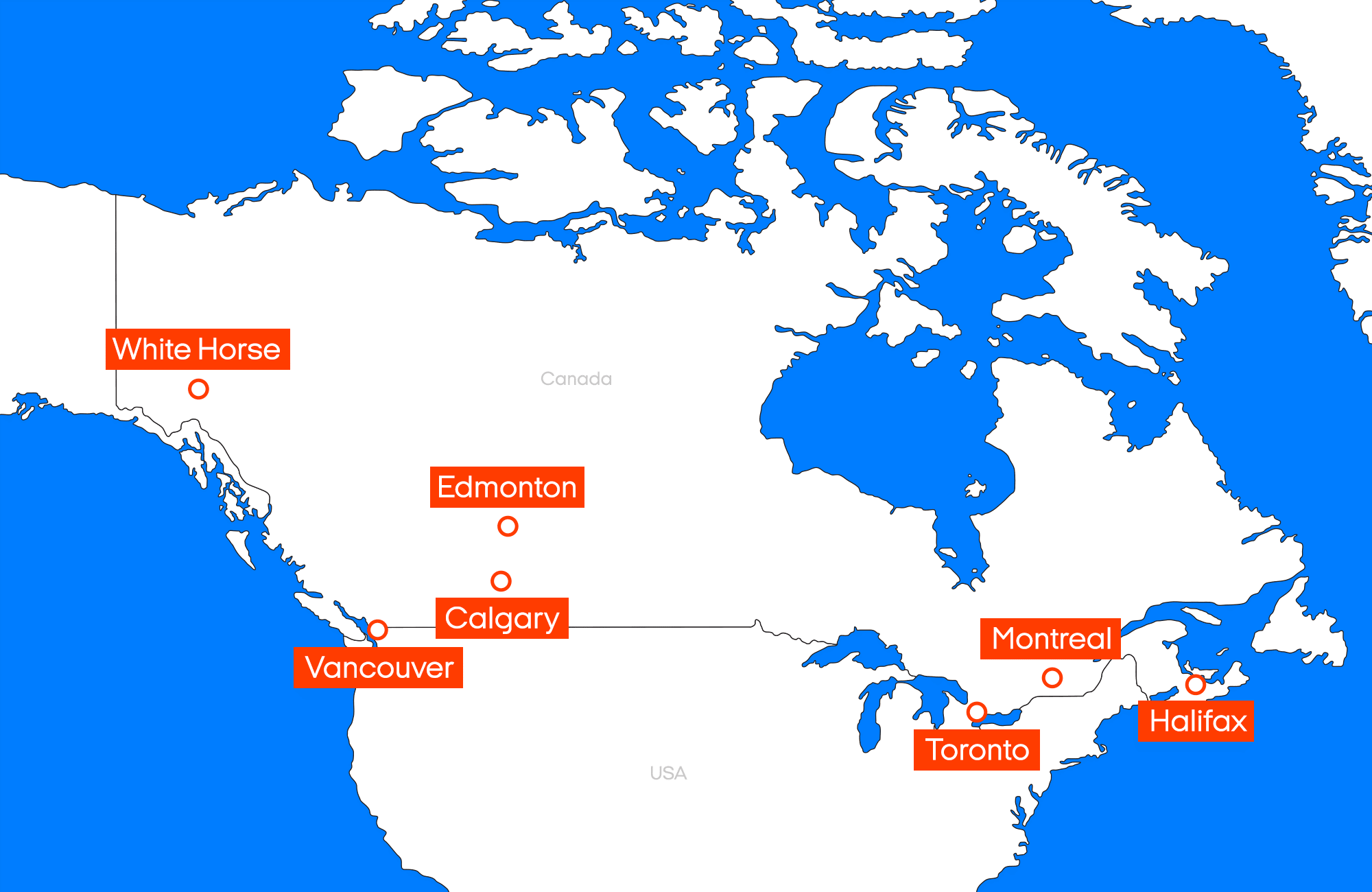 Utleiestasjoner i Canada