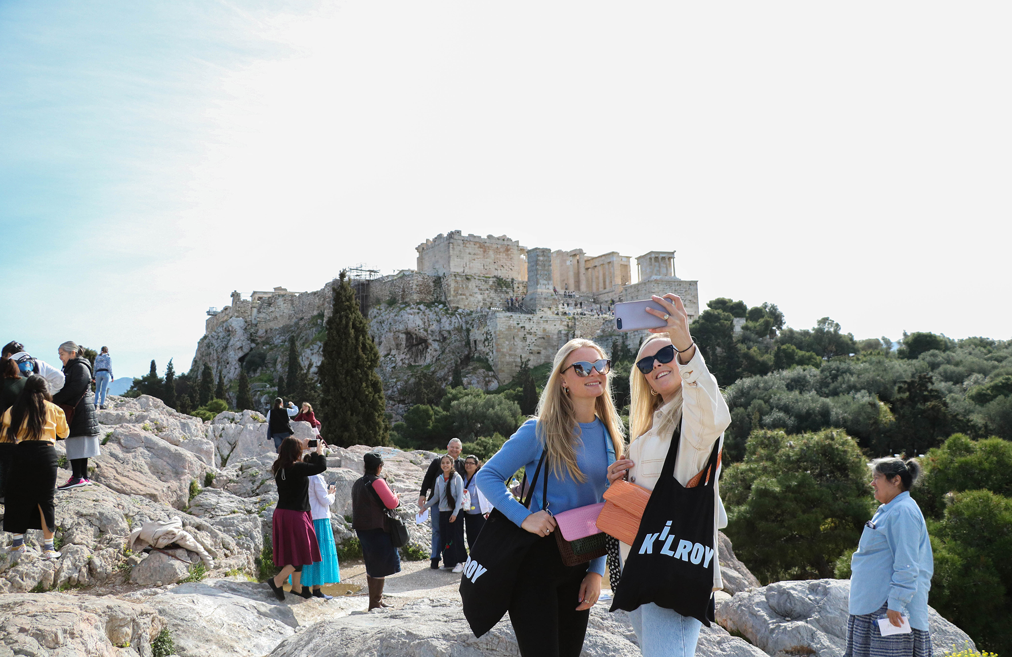 Greece Athens Acropolis Selfie