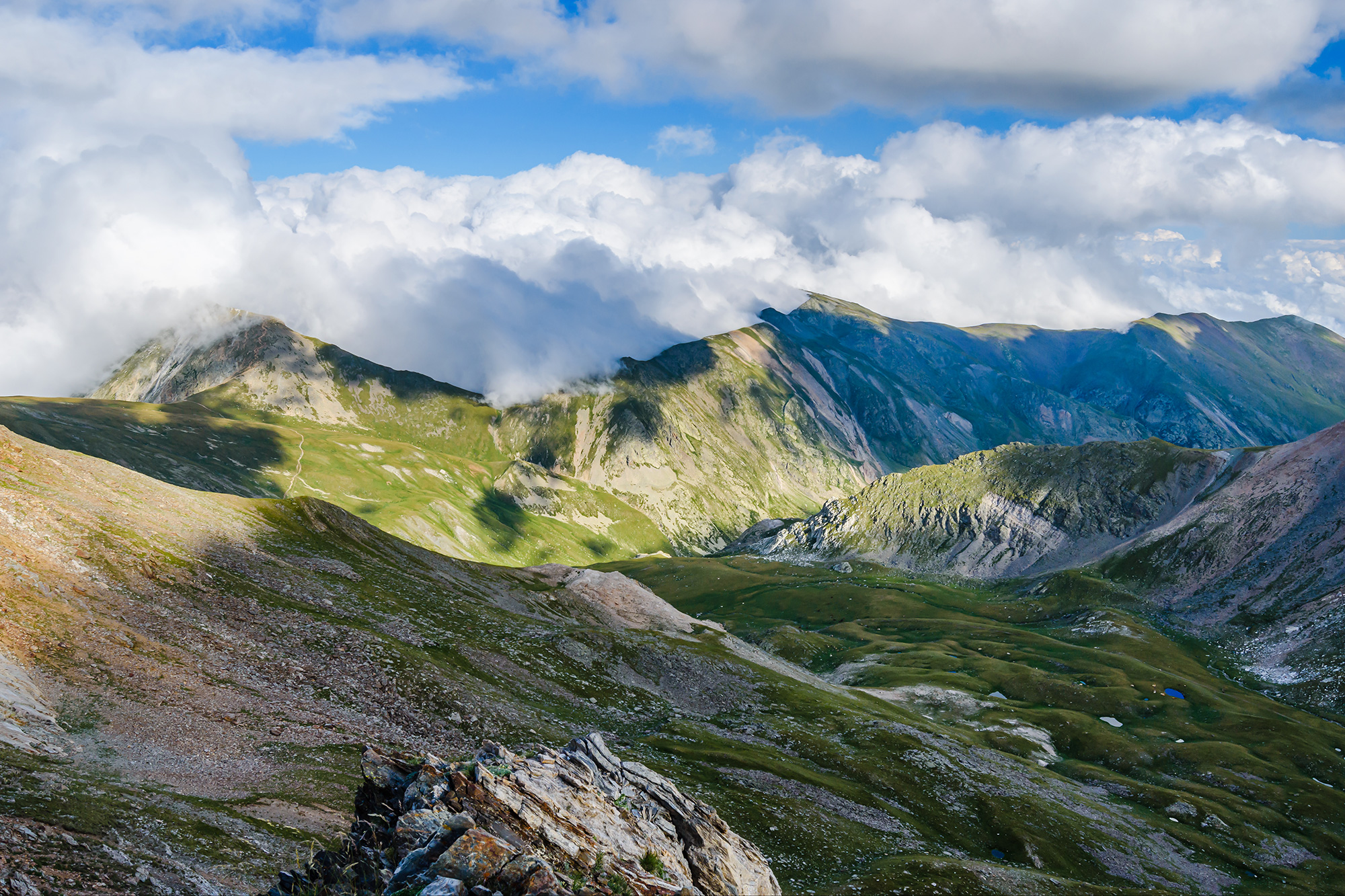Spain Pyrenees View From The Pic De L'infern