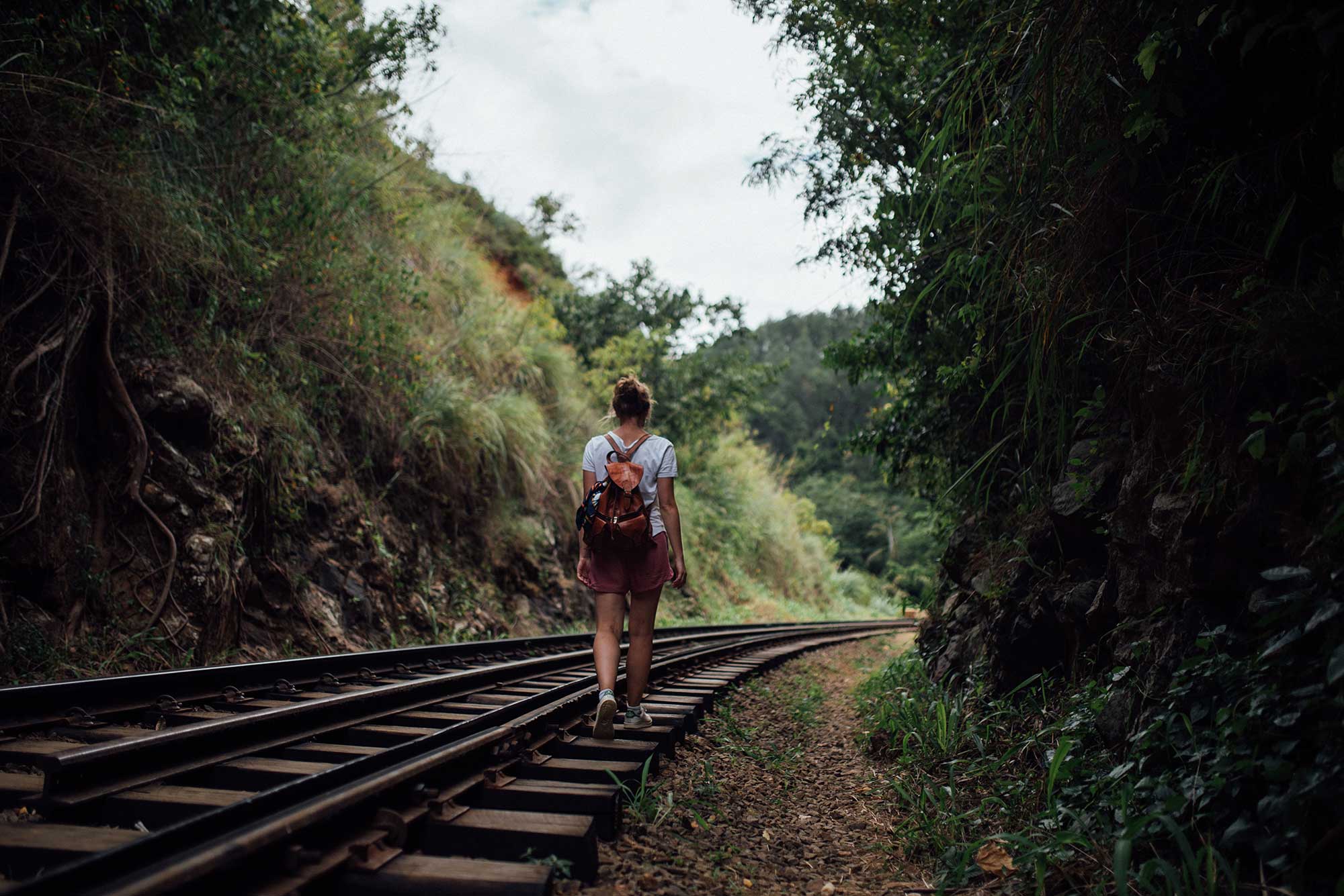 Girl On Train Tracks Ella Sri Lanka