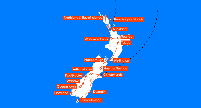 Oceaniaroad Trip – NZ North + South Island